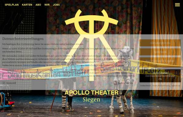 Vorschau von www.apollosiegen.de, Apollo-Theater Siegen e.V.