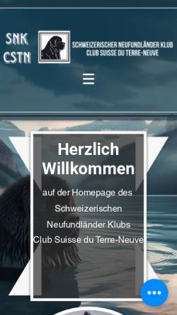 Vorschau der mobilen Webseite www.neufundlaender.ch, Schweizerischer Neufundländer und Landseer Klub SKG/FCI