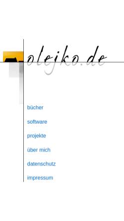 Vorschau der mobilen Webseite olejko.de, Unheimliche Geschichten