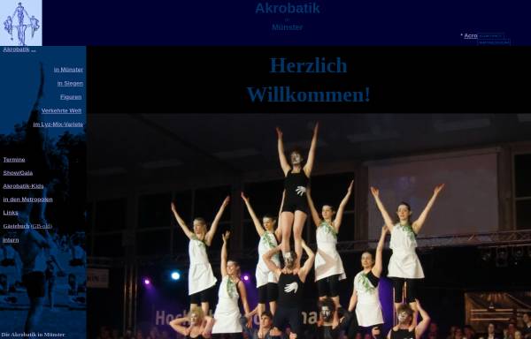 Vorschau von www.acrobatic.de, Akrobatik in Muenster