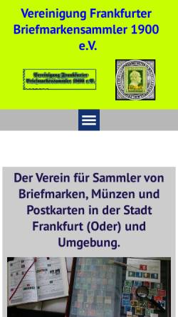 Vereinigung Frankfurter Briefmarkensammler (FFO)