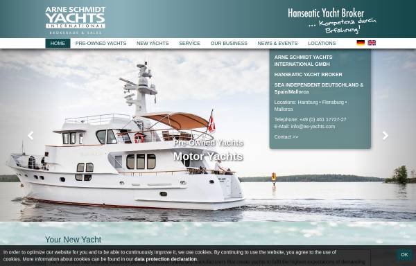 Vorschau von as-yachts.com, Arne Schmidt Yachts International