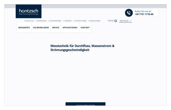Vorschau von www.hoentzsch.com, Höntzsch GmbH