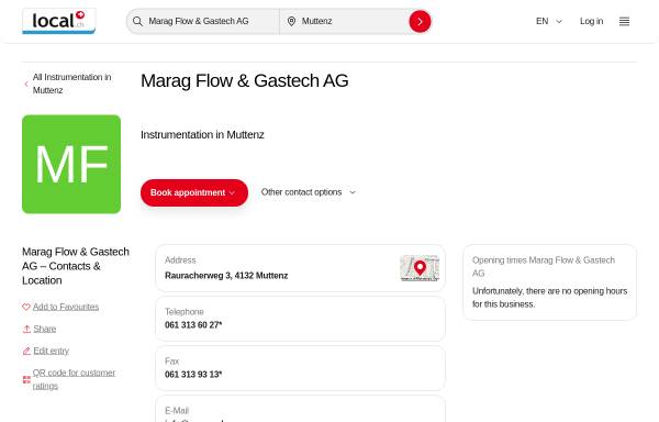 Vorschau von yellow.local.ch, Marag Flow & Gastech AG