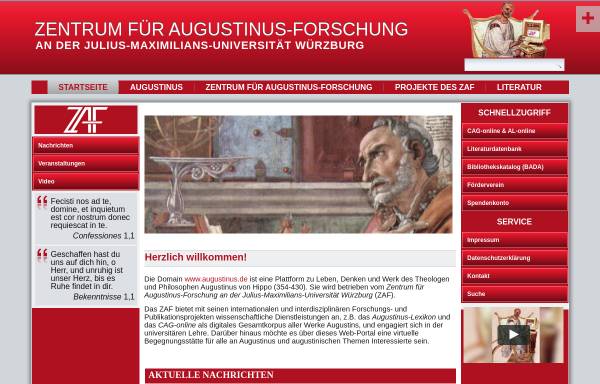 Vorschau von www.augustinus.de, Augustinus