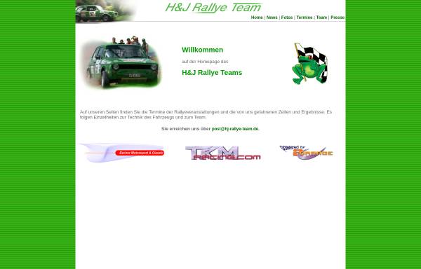 Vorschau von www.hj-rallye-team.de, H & J Rallye Team