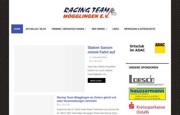 Vorschau von www.racingteam-moegglingen.de, Racing Team Mögglingen