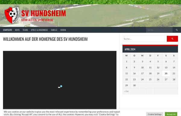 Vorschau von www.svhundsheim.at, SV Hundsheim