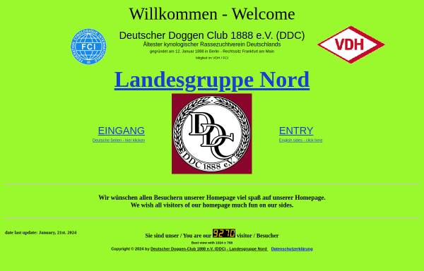 Vorschau von www.ddc-lgnord.de, DDC Landesgruppe Nord