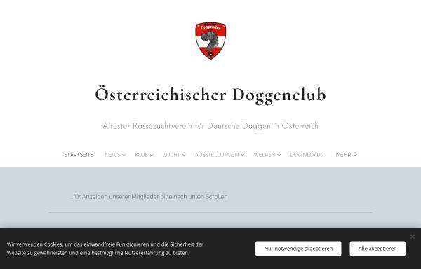Vorschau von www.doggenklub.at, Österreichischer Doggenklub