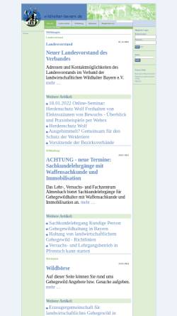 Vorschau der mobilen Webseite wildhalter-bayern.de, Landesverband Bayerischer landwirtschaftlicher Wildhalter e.V.
