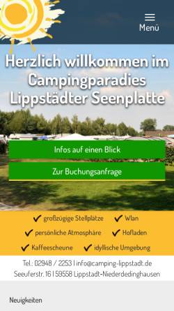Campingparadies Lippstädter Seenplatte