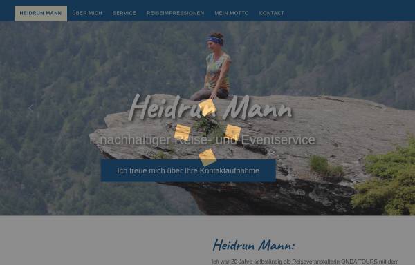 Vorschau von www.ondatours.de, onda tours, Heidrun Mann