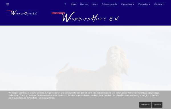 Vorschau von www.windhund-hilfe.de, Initiative Windhundhilfe e.V.