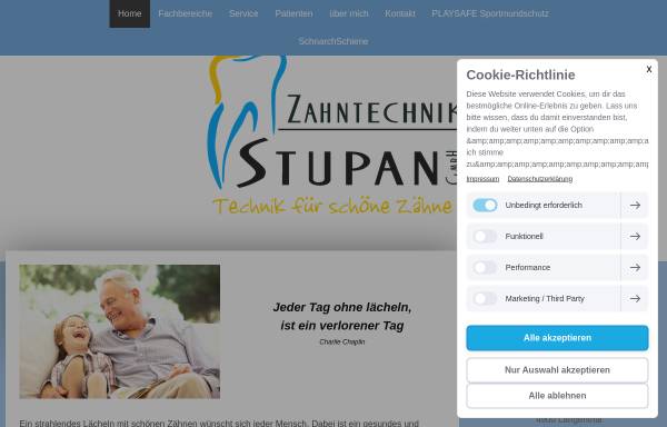 Vorschau von www.zahntechnik-stupan.ch, Zahntechnik R. Stupan