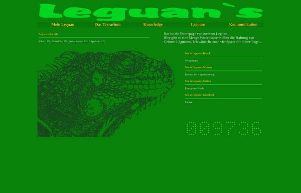 Vorschau von www.leguans.de, Leguans Homepage