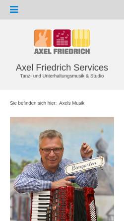 Vorschau der mobilen Webseite www.axel-friedrich.de, Mücke von der Holderheide und seine Familie