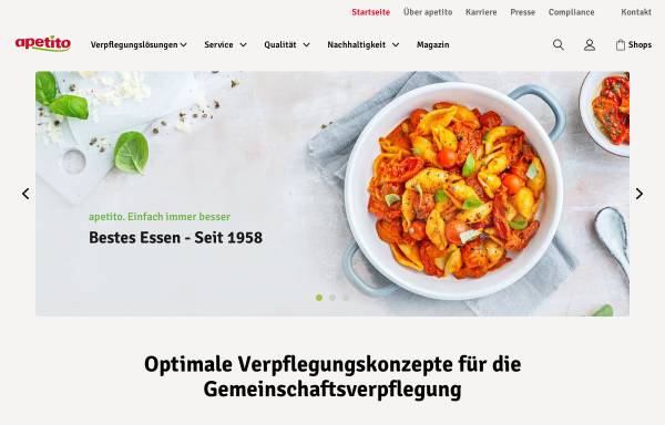 Vorschau von www.apetito.de, Apetito AG
