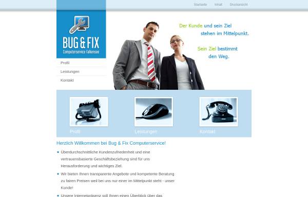 Vorschau von bug-fix.de, Bug & Fix Computerservice, Rainer Köhler