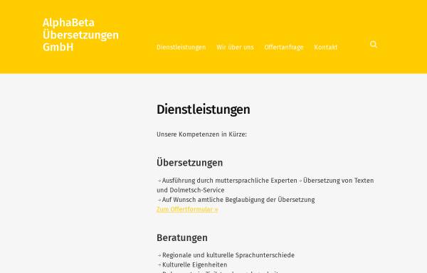 AlphaBeta Übersetzungen GmbH