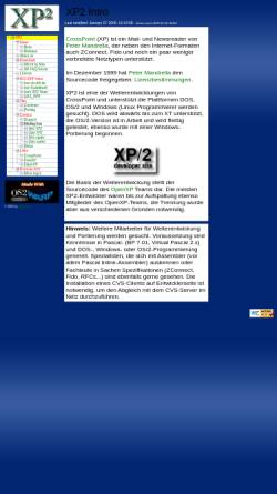 Vorschau der mobilen Webseite xp2.de, XP2