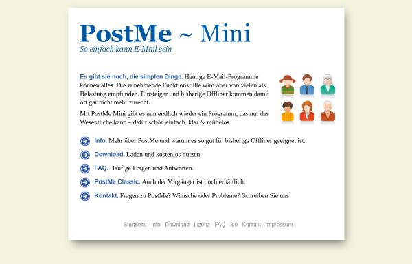 Vorschau von www.postme.de, PostMe