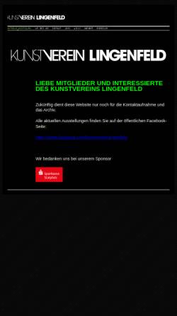 Vorschau der mobilen Webseite kunstverein-lingenfeld.de, Kunstverein Lingenfeld