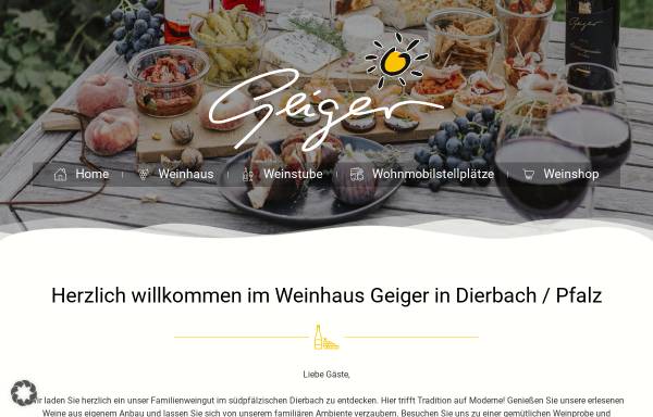 Vorschau von www.familienweingut-geiger.de, Familienweingut Geiger