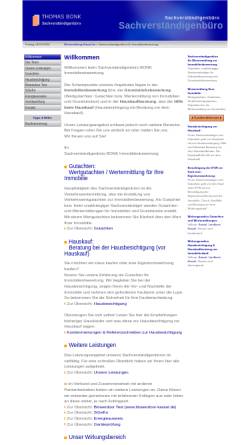 Vorschau der mobilen Webseite www.wertermittlung-kassel.de, Bonk & Nachbar