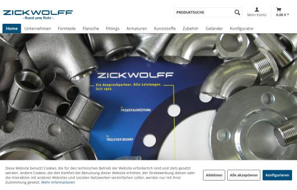 Vorschau von www.zickwolff.de, Otto Zickwolff GmbH