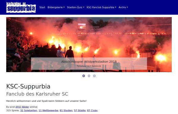 Vorschau von www.ksc-suppurbia.de, KSC Fanclub Suppurbia