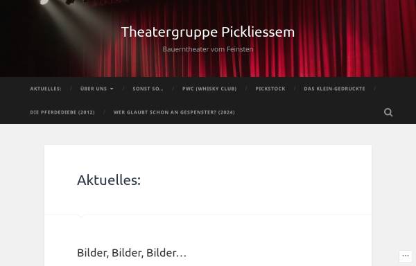 Vorschau von www.pickliessemer.de, Theatergruppe Pickließem e.V.