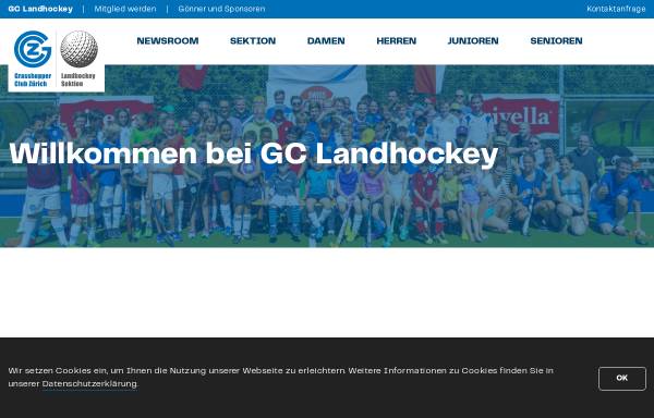 Vorschau von www.gc-landhockey.ch, Grasshopper-Club Zürich