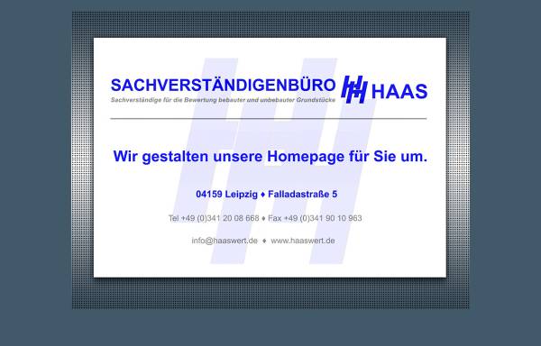 Vorschau von www.haaswert.de, Haas, Gustav