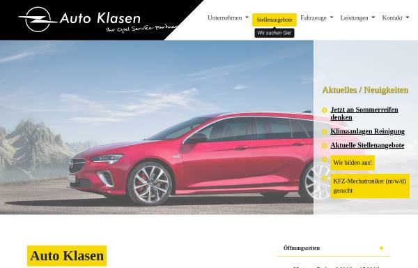 Vorschau von www.autoklasen.de, Auto Klasen GmbH