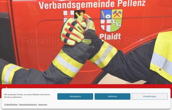 Vorschau von www.feuerwehr-plaidt.de, Freiwillige Feuerwehr Plaidt