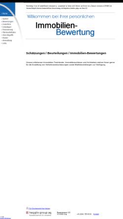 Vorschau der mobilen Webseite www.immobilien-bewertung.ch, Hegglin, Joe