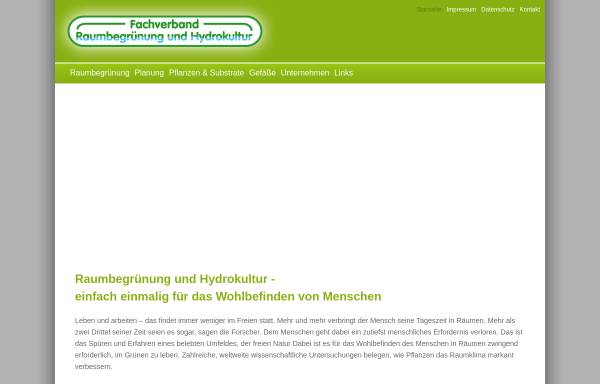 Vorschau von www.fachverband-hydrokultur.de, Fachverband Deutsche Hydrokultur