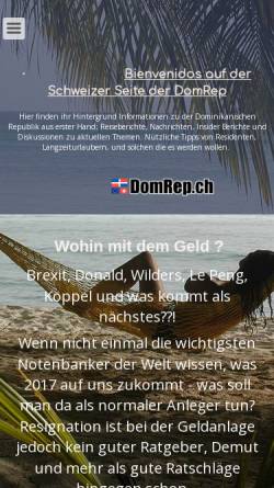 Vorschau der mobilen Webseite www.domrep.ch, DomRep.ch