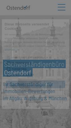 Vorschau der mobilen Webseite www.svb-ostendorf.de, Ostendorf, Alexander