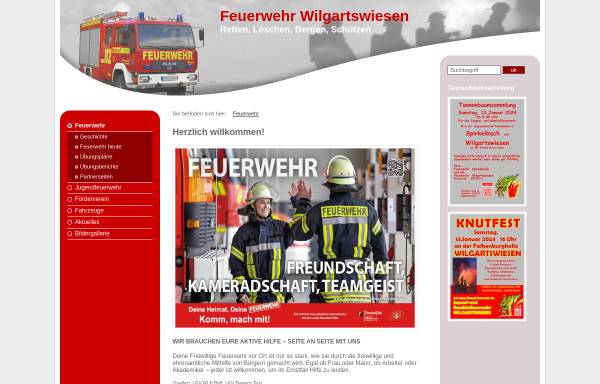 Vorschau von www.feuerwehr-wilgartswiesen.de, Freiwillige Feuerwehr Wilgartswiesen