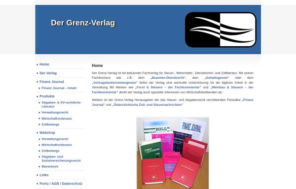 Vorschau von www.grenzverlag.at, Grenz-Verlag Mühlhauser & Co. KG