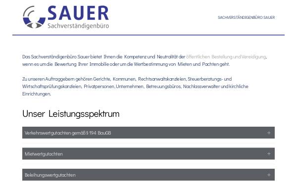 Vorschau von www.svb-sauer.de, Sauer, Richard und Christine