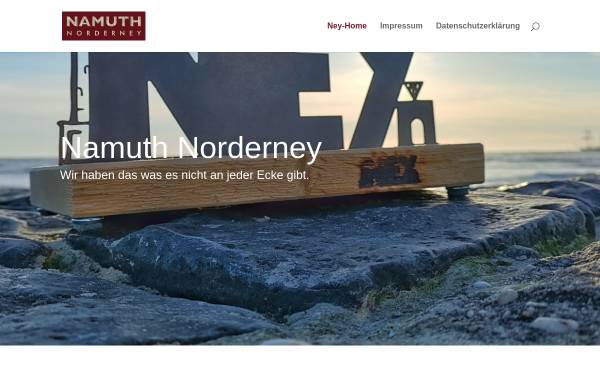 Vorschau von www.namuth-norderney.de, Namuth Norderney Inh. Jörn Namuth
