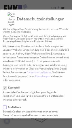 Vorschau der mobilen Webseite www.evk.co.at, EVK Elektronik von Kerschhaggl, Inh. Dipl. Ing. Peter Kerschhaggl