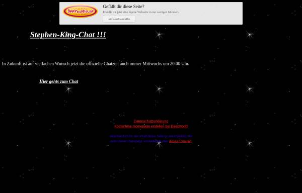 Vorschau von mystic2001de2001.beepworld.de, Stephen-King-Chat