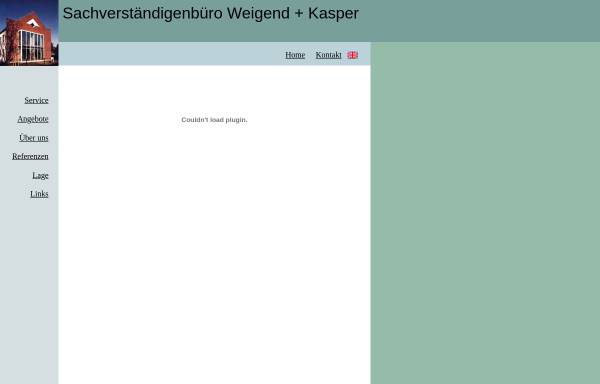 Vorschau von www.weigend-kasper.de, Weigend, Heike und Kasper, Hans-Joachim