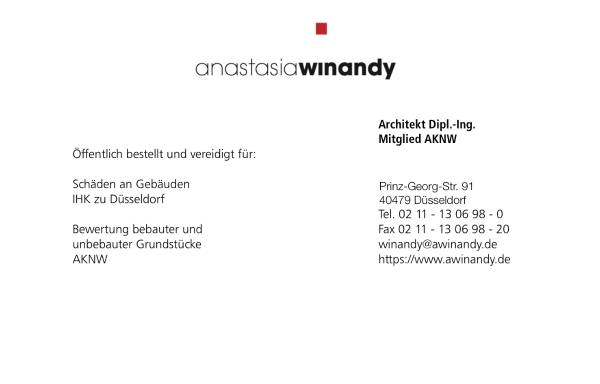 Vorschau von www.awinandy.de, Winandy Anastasia