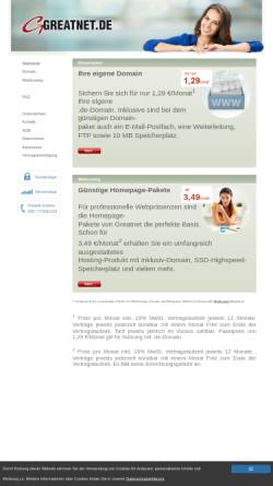 Vorschau der mobilen Webseite www.greatnet.de, Greatnet New Media GbR