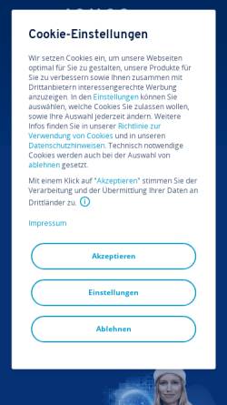 Vorschau der mobilen Webseite ionos.de, 1&1 Internet AG